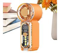 Mini Handheld Fan - USB Rechargeable 3 Speed Adjustable Quiet 9x3x2cm | Portable Personal Cooling Device | Lightweight Travel Air Cooler For Home School Commuting Hiking Camping Use