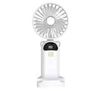 Mini Handheld Fans - USB Rechargeable Pocket Cooling Fans, LED Display Sets