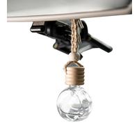 Mini Hanging Car Diffuser - Refillable Empty Glass Perfume Pendant