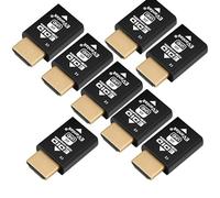 Mini HDMI EDID Emulador Passthrough - 1080p a 4K @60Hz | Diseño compacto | Soporta interruptores HDMI, extensores, receptores AV, divisores de vídeo, 8 piezas