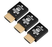 Mini HDMI EDID Emulador Passthrough - 1920 x 1080 @ 59 Hz | Diseño compacto | Soporta interruptores HDMI, extensores, receptores AV, divisores de vídeo, 3 piezas
