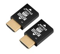 Mini HDMI EDID Emulador Passthrough - 1920 x 1080 @ 59 Hz | Diseño compacto | Soporta interruptores HDMI, extensores, receptores AV, divisores de vídeo, 2 unidades