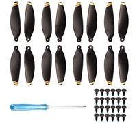 Mini hélices para DJI Mavic Mini 16 piezas, cuchillas de repuesto para drones, hélices de repuesto, hojas de fibra de carbono, hélice de helicóptero RC Drone Blade hélice de helicóptero bajo ruido