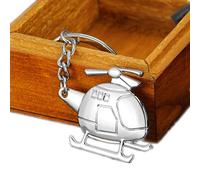 Mini helicóptero Llavero aleación de Zinc Llavero avión Aviones Modelado Titular de la Clave privada Metal Cool Funda Coche Llaveros