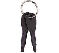 Mini Herramienta de Bolsillo Multifuncional Llavero Portátil Destornillador Herramienta Manual,Negro Lovely And Attractive