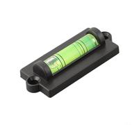 Mini herramienta de nivel de burbujas con imán para marcos de fotos y nivelación de escritorio, plástico compacto para medidor de burbuja 59 x 25 mm (con magnético)