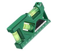 Mini herramienta de nivelación - Pequeño medidor de burbujas ABS, dispositivo indicador de líneas | Herramientas de medición de alineación portátiles para precisión horizontal y vertical, uso