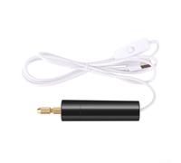 Mini herramienta de taladro USB de mano para bricolaje para proyectos de carpintería y manualidades, taladro eléctrico portátil con 3 brocas para joyas y pequeñas reparaciones del hogar (B)