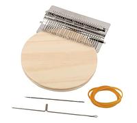 Mini Herramienta de Tejido Tipo Speedweve de Telar de Zurcir, Kit de Telar Pequeño, para Reparar Ropa, Artes de Tejido de Bricolaje, Telar de Remendar Rápidamente Portátil (Pelo