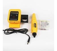 Mini herramienta giratoria inalámbrica compatible con batería Dewalt de 20 V (sin batería), 80 W, 6 velocidades, 6000-18000 rpm, mini multiherramienta con salida USB/tipo C de 5 V 2 A y 20 accesorios