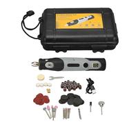 Mini Herramienta Giratoria Inalámbrica, Kit de Herramientas Giratorias de Carga USB de 5 Velocidades con Accesorios de 113 Piezas, Herramienta Giratoria de Alimentación de 5 V