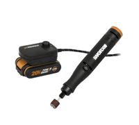 WORX MakerX - Herramienta rotativa (18 V máx.) WX739, PowerShare, kit de 30 accesorios, 1 batería con indicador de 2 Ah, 1 cargador de 2 Ah