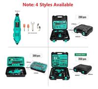 Mini Herramienta Rotatoria, Taladro Eléctrico 220V/110V, Accesorios para Amoladora Manual, para Grabado y Corte con Dremel 388