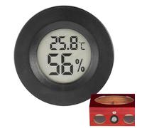 Mini higrómetro - PP 4,5cm | Medición Temperatura Y Humedad Caso Guitarra | Termómetro Higrómetro Digital | Termómetro Pieza Para Casa Oficina Caso Guitarra