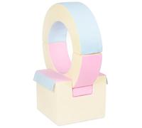 Mini Hoop Conjunto de 3 Grandes Bloques de Espuma para Juegos de rehabilitación (Color: Rosa, Azul, Amarillo (Pastel))