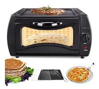 Mini Horno Eléctrico de 15L, 2100W Horno Eléctrico de Sobremesa para Cocina y Tostado, Mini Horno para Cocina