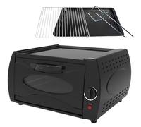 Mini horno eléctrico Tandoor con control de temperatura y accesorios, ideal para hacer panes y pizzas en cocinas para llevar