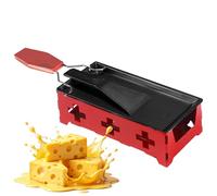 Mini Horno Para Queso Parrilla - Horno Portátil Antiadherente Con Bandeja Para Hornear Cuchara Para Chocolate, Perfecto Para Platos De Queso, Chocolate Aperitivos, Fácil De Usar, Fácil De Limpia