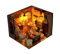 Mini House Kit - Miniatura House Kit, Tiny Craft Building Toy