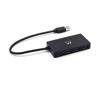 Mini Hub USB 3.1 con 4 puertos de transferencia de datos de alta velocidad de hasta 5Gbit/s, cable USB 3.0 de 52cm incluido, para Ultrabook, Tablet PC, Surface, Macbook, Windows XP/Vista/7/8,OSX10.8.4