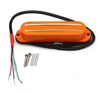 Mini Humbucker ST Alnico II, tamaño de bobina simple, pastilla de doble riel, salida de 9K, 4 conductores, división de bobina, pastilla Alnico 2, multicolor(Orange)