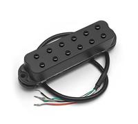 Mini Humbucker ST Single Coil Pickup, tamaño 4, salida de 9K, 12 polos ajustables, multicolor.(Black Screw Black)