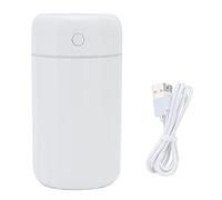 Mini humidificador de 260 ml, 2 niveles, USB, multifunción, de larga duración, difusor para coche, humidificador para la humedad. (Blanca)