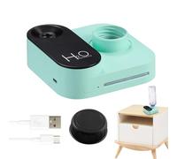Mini humidificador de vapor - Difusor de humedad estilo cámara de viaje, función de niebla silenciosa de dos niveles, construcción recargable a prueba de fugas, ideal para el hogar, dormitorio, coche