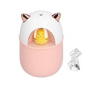 Mini humidificador USB portátil funcionamiento silencioso 300 ml de gran capacidad con 7 luces de humor que cambian de color para el hogar, oficina, dormitorio, material ABS