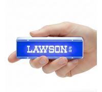 Mini imán japonés con luz LED para nevera, 3D Lawson Konbini Storefront Collectible, recargable por USB-C, decoración de exhibición iluminada para nevera, escritorio, estante, recuerdo de Japón