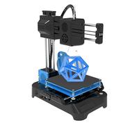 Mini Impresora 3D de Escritorio con Placa de construcción extraíble, Impresora de Alta precisión, tamaño de impresión Compacto de 100 x 100 x 100 mm, Ideal para Principiantes, niños(Orange)