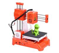 Mini Impresora 3D de Escritorio con Placa de construcción extraíble, Impresora de Alta precisión, tamaño de impresión Compacto de 100 x 100 x 100 mm, Ideal para Principiantes, niños(Black)