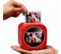 Mini impresora de calcomanías AI, impresora térmica inteligente sin tinta de voz IA, impresoras inalámbricas portátiles para creación de bricolaje, notas, imágenes, lista de recibos, 6 modos de