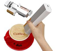 Mini impresora de inyección de tinta de mano, bolígrafo inalámbrico portátil de inyección de tinta para alimentos con control de aplicación para impresión personalizada de pasteles y decoración de