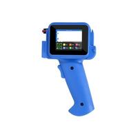 Mini impresora de inyección de tinta portátil de 12,7 mm for texto, código de barras QR, número de lote, logotipo, fecha, etiqueta, codificador portátil Secado rápido para etiquetado y codificación(No