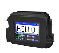 Mini impresora de inyección de tinta portátil de 12.7 mm para QR Barcode Batch Fecha Número del logotipo de la fecha de codificación de la cadena de caducidad ,para etiqueta de fecha de texto(White)