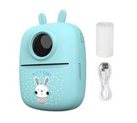 Mini Impresora De, Mini Impresora Térmica, Mini Impresoras Térmicas De 1000 MAH para Etiquetas, Etiquetado, Incluye 1 Rollo De Papel, Impresora Inalámbrica Compacta para