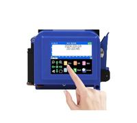 Mini impresora portátil de 25,4mm/1 pulgada, impresora de inyección de tinta portátil, máquina de codificación de fecha con logotipo de imagen de código de barras QR no cifrado Impresión multiformato(