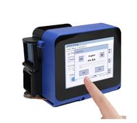 Mini impresora portátil dividida, impresora de inyección de tinta portátil de 12,7mm, máquina de codificación de fecha con logotipo de imagen de código de barras QR no cifrado Impresión multiformato(W