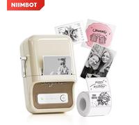 Mini impresora portátil Niimbot B21, impresora térmica de etiquetas adhesivas, inalámbrica, Bluetooth, para máquina etiquetadora de pegatinas