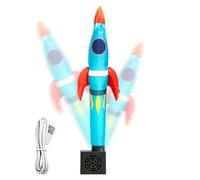 Mini Inflatable Waving Tube Man - 1.64ft Desktop Dancer Waving Tube | Battery Operated Shaking Arm Movement Ẃaving Ţube, Rocket Man Styles For Shop Retail Display Christmas Home Decor Ẁaving Ťube