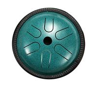 Mini instrumento de percusión portátil de 6 tonos, 5.5 pulgadas, de acero, para relajación, meditación, música, mente, con bolsa y mazos, para viajes, malaquita