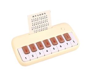 Mini instrumento de teclado de bolsillo: piano ďe viaje, dispositivo đe melodía, creador d́e música compacto, herramienta d̄e sonido dé viaje, teclado ďé práctica musical pequeño | Instrumento