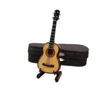 Mini Instrumento Musical Ukelele En Miniatura De 10/14cm Mini Ukelele Mini Instrumentos Musicales Modelo Decorativo Pantalla De Madera(B,10cm)