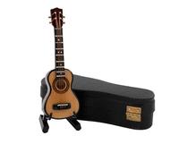 Mini Instrumento Musical Ukelele En Miniatura De Madera De 10cm/14cm/20cm/25cm Modelo De Colección De Instrumentos Musicales Decoración Del Hogar(10cm)