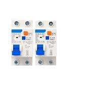 Mini interruptor automático miniatura, Disyuntor de fugas de 40 A, 63 A, 2 posiciones, dos cables, pequeño interruptor de aire, protección contra fugas, circuito doméstico.(40a)