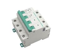 Mini interruptor automático miniatura, Mini disyuntor DZ47, 1P, 2P, 3P, 4P, 1A-125A, interruptor de aire, protección de distribución doméstica, 6KA, CA 110 V/220 V/400 V, 50/60 h(40a,4)