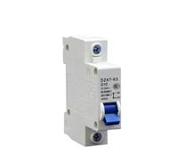 Mini interruptor automático miniatura, Mini disyuntor MCB DC12V-110V Interruptor de aire Protección contra sobrecarga 1P 2P 10A 16A 20A 25A 32A 40A 50A 63A(32a,1P)