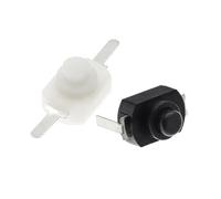 Mini interruptor pulsador de encendido y apagado for antorcha eléctrica, 12 x 8 mm, CC, 30 V, 1 A, 1208YD, autoblocante, 50 unidades(D)