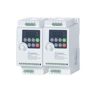 Mini inversor VFD de 220 V, convertidor de frecuencia de 0,4/0,75/1,5 kW, Entrada monofásica o trifásica de 220 V y Salida de 220 V.(0.4kw)